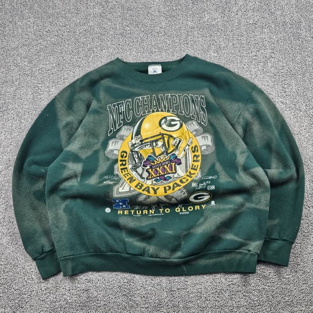 90's USA 델타 다잉워시드커스텀 맨투맨 ( 2XL ) / 10138