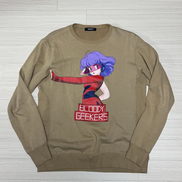 [4]언더커버 크리미마미 크루넥 브라운