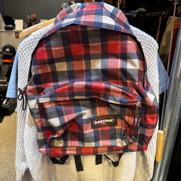 이스트팍 체크 백팩