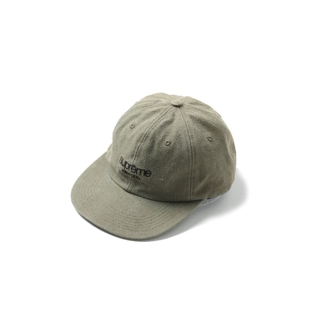 Supreme Napped Canvas Classic Logo Cap