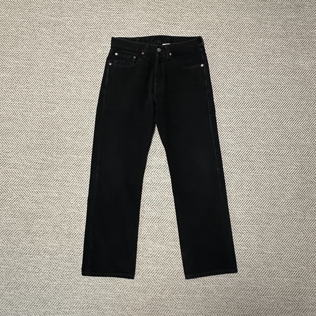 LEVI'S 501 vintage black denim pants