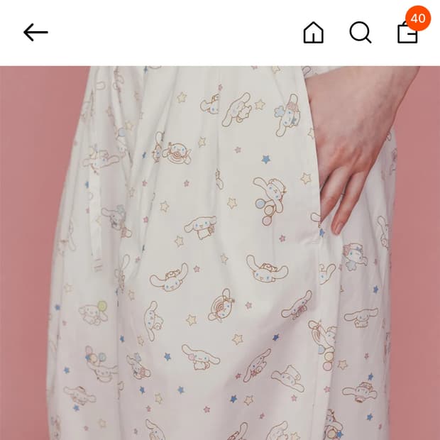 오끼뜨 시나모롤 도미토리 팬츠 파자마