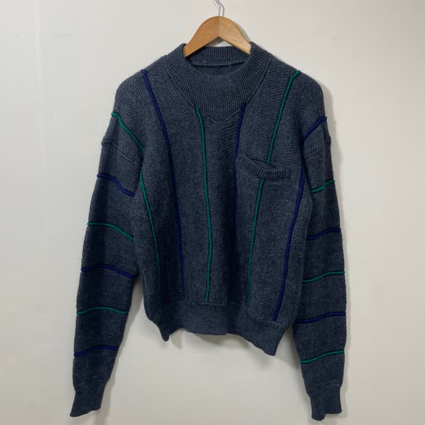 일본빈티지 울100% 니트 L - K42