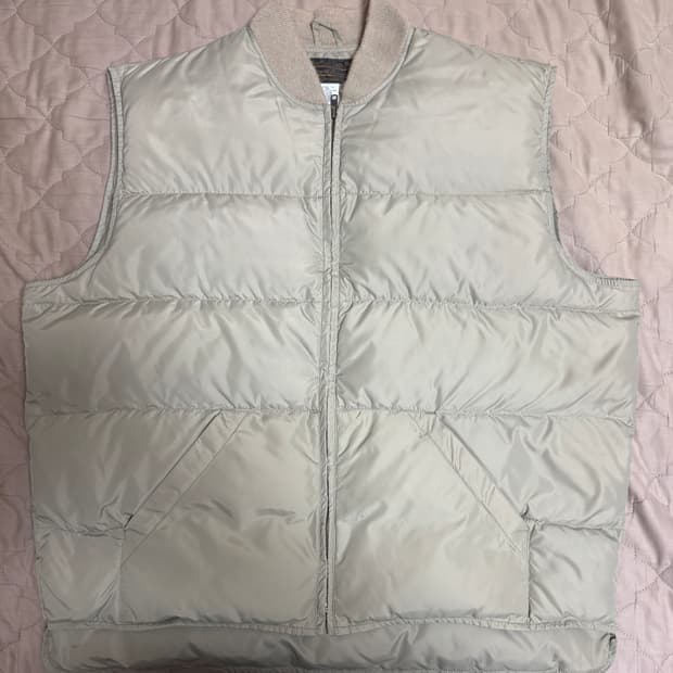 80s Eddie Bauer goose down vest(XL)