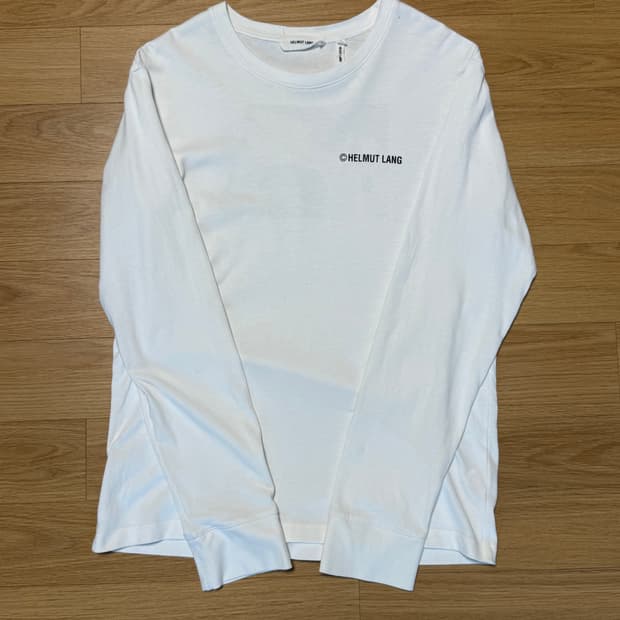 [M] 헬무트 랭 NYC taxi spell out long sleeve