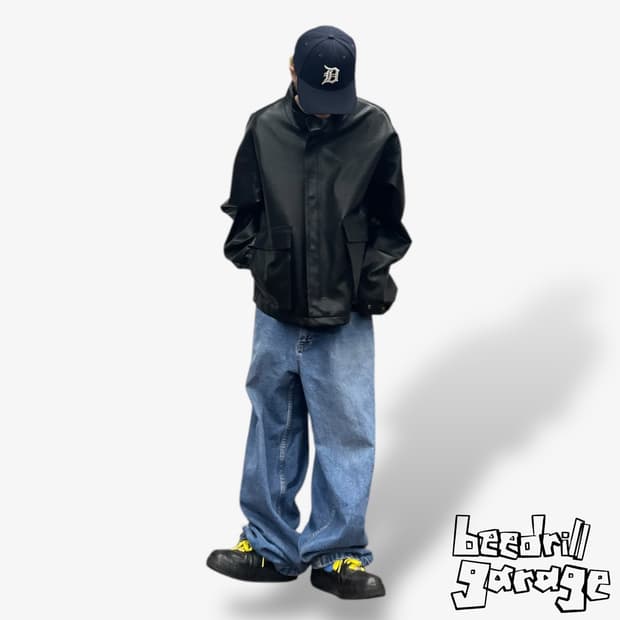 도프제이슨 비건 레더 자켓