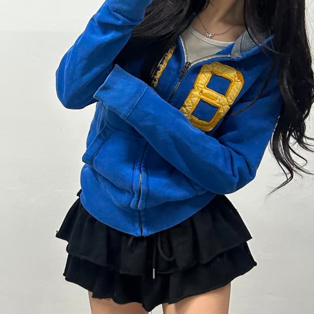 아베크롬비 y2k 올드스쿨 스웻 후드집업 희귀져지
