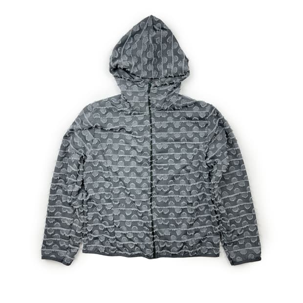 VTG grunge detail hoodie zipup