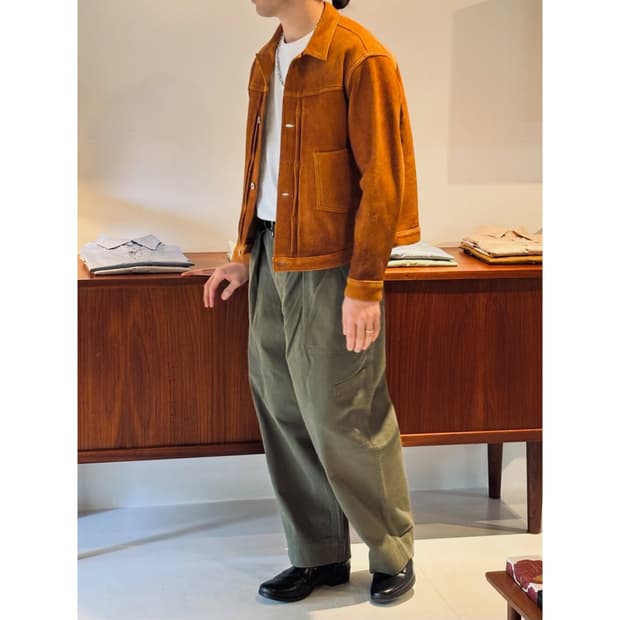 25aw Vintage Suede Leather No.213 jkt