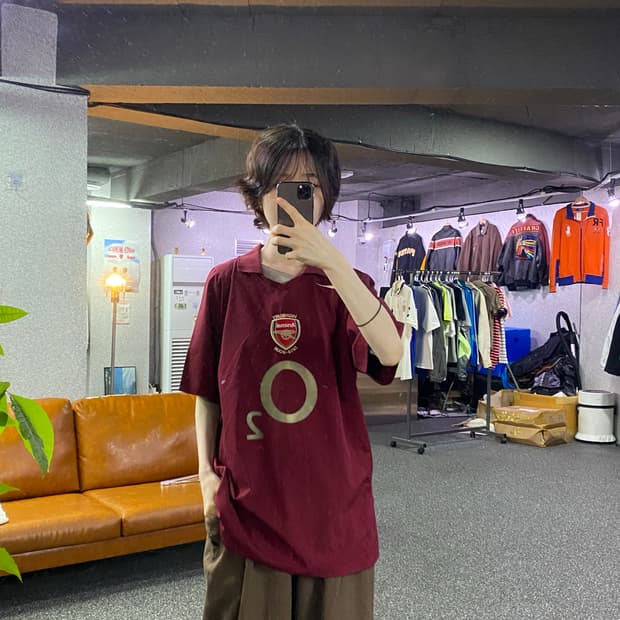 나이키 아스날 하이버리 앙리 유니폼 B5318