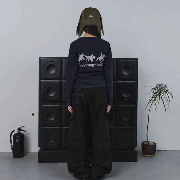 탄산마그네슘 홀스 래빗 롱슬리브 (네이비)