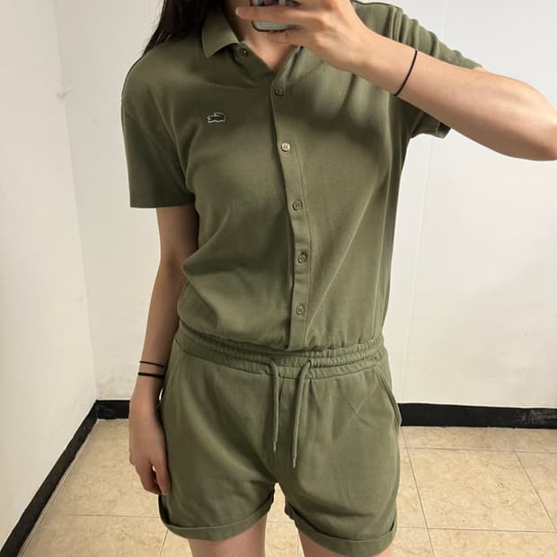 Lacoste Khaki Jumpsuit