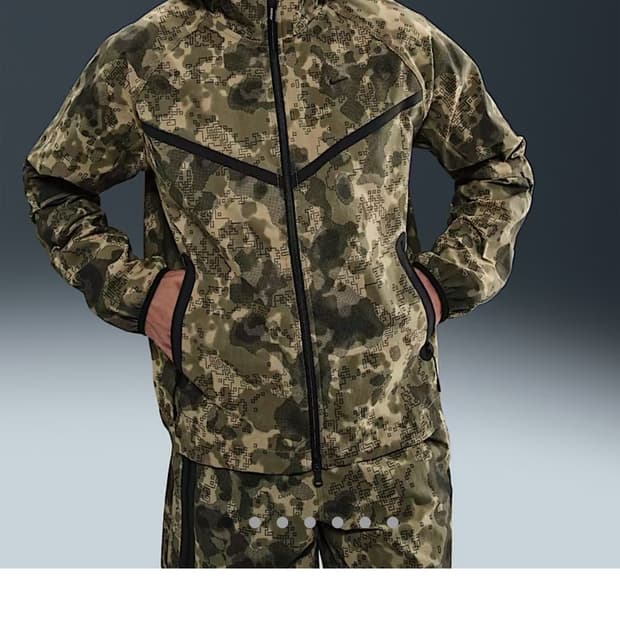 나이키 테크 카모 바람막이 급처