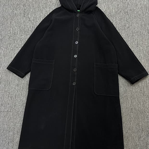 빈티지 베네통 롱 코트 