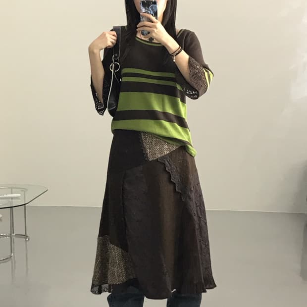 Jpn Acrylic Striped Sweaters