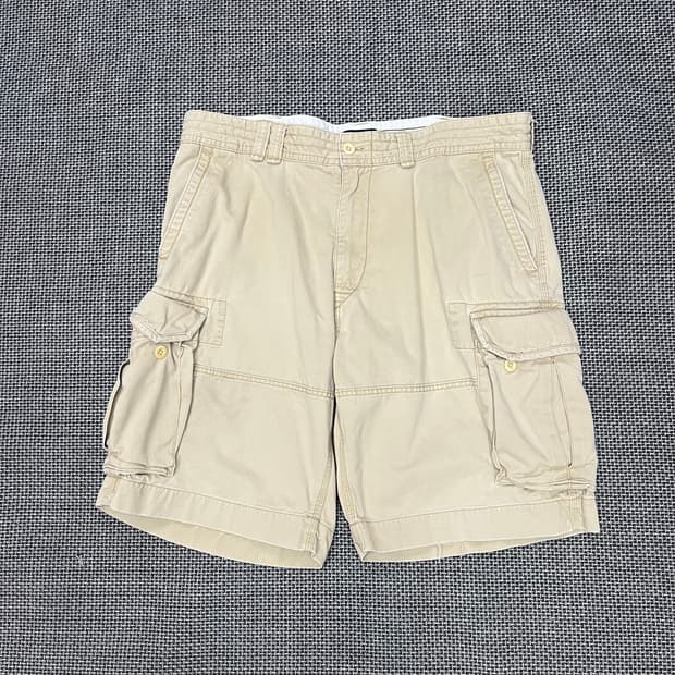 폴로 베이지 버뮤다팬츠