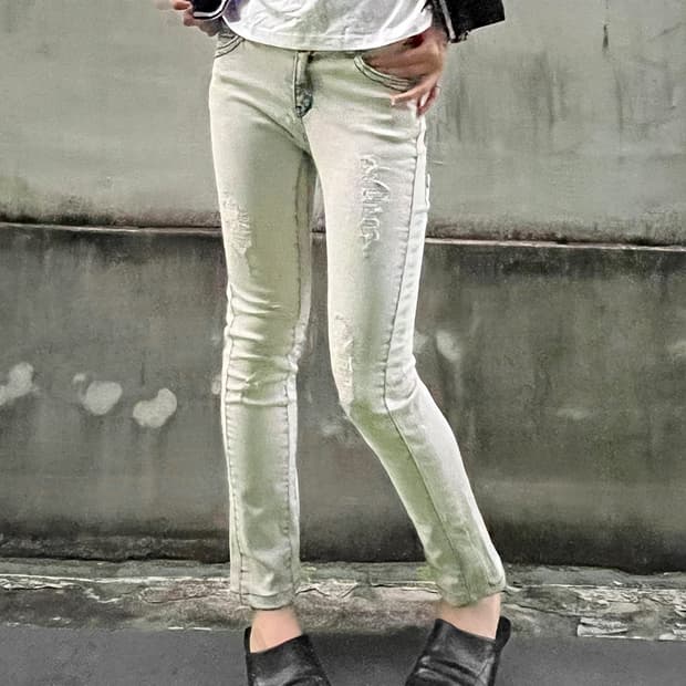 00’s Washed Slim Denim Pants