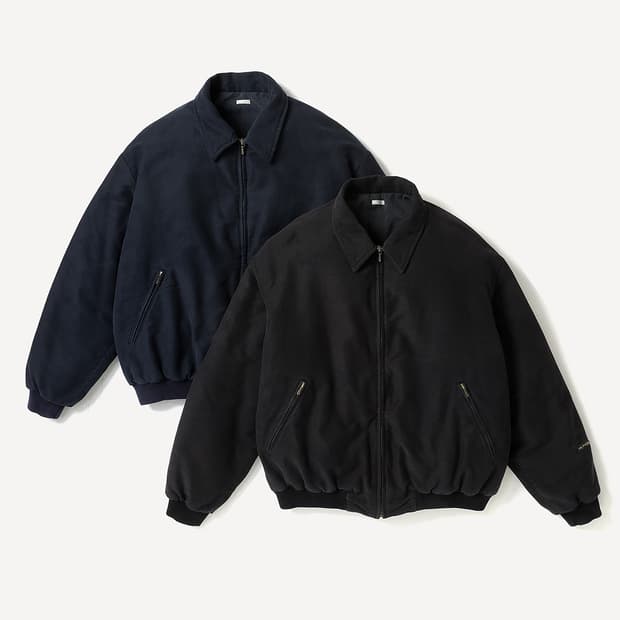 [3] 아프레쎄 빈티지 코튼실크 몰스킨 자켓 네이비