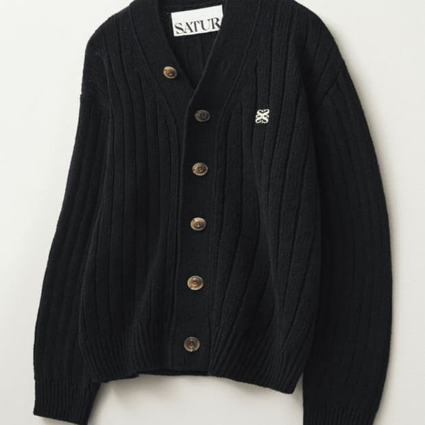 세터 가디건(잠실 롯데백화점 구매) 쇼핑백,비닐 같이드립니다