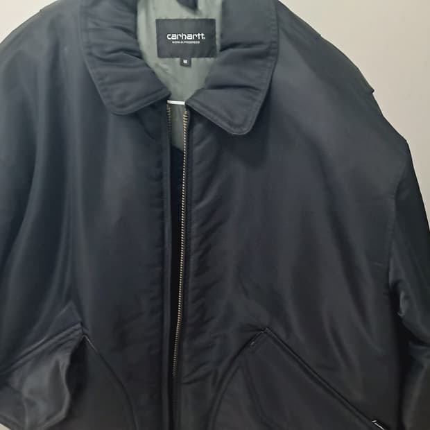 CAHARTT WIP OLTEN BOMBER (BLACK) 올텐 봄버