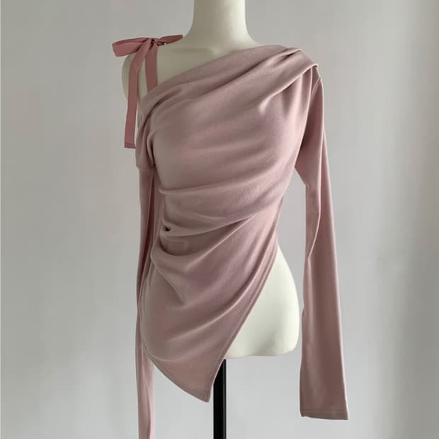 클라우드이모션 Bowen ribbon off T (pink)