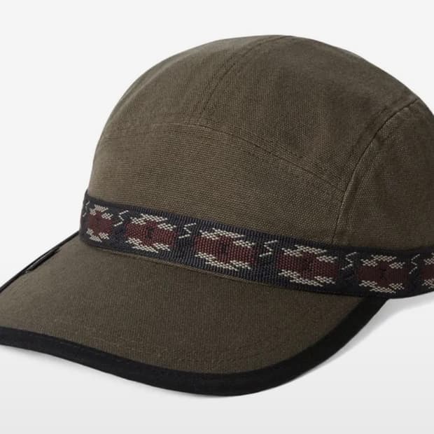 Long Bill Strap Cap Khaki