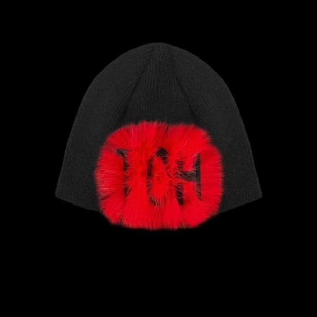 새상품 TOH 티오에이치 레드퍼 비니 블랙