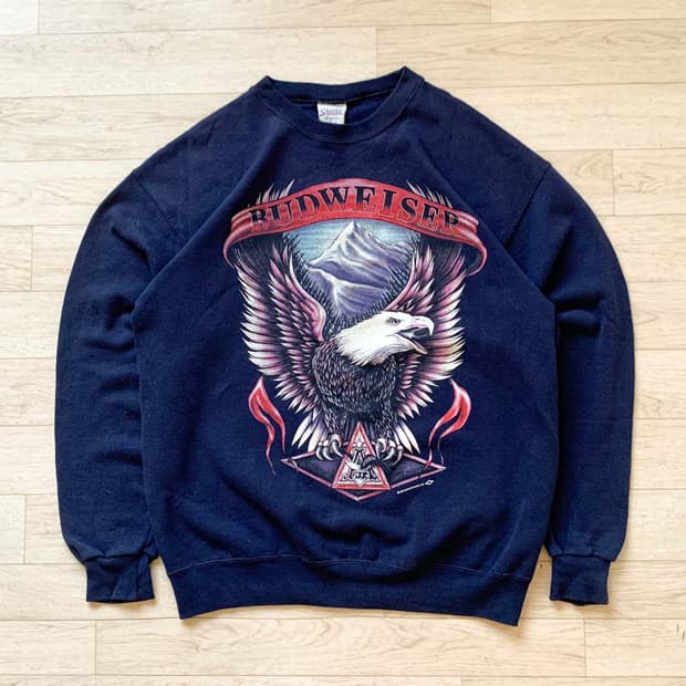 [Made in U.S.A] 빈티지 90s 버드와이저 스웻셔츠