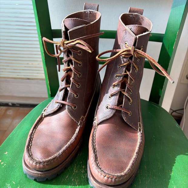 호윈사(Horween) 가죽 빈티지 미국 메이드 워크부츠