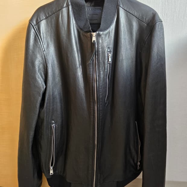 올세인츠 블랙 가죽자켓 110