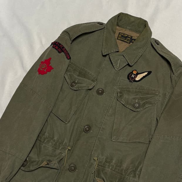 M 폴로랄프로렌 카키 메이플 컴뱃 필드 자켓