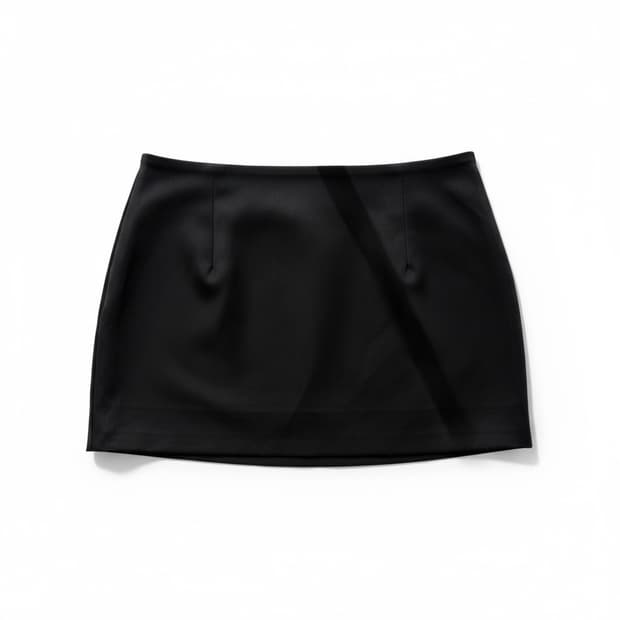 Paper Moon 블랙 레더 미니스커트 55