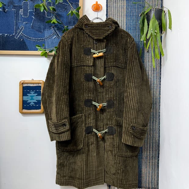 PLAYLORD  Corduroy duffel coat