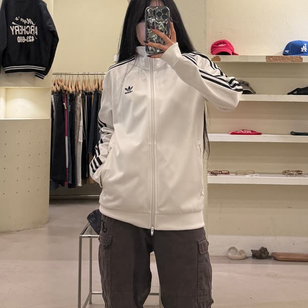 아디다스 파이어버드 트랙탑 화이트 U1583