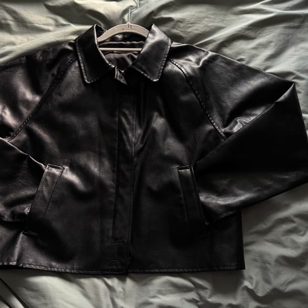 오도어 가죽자켓