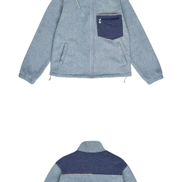노쿨러스 UL FLEECE JACKET 02 BLUE 
