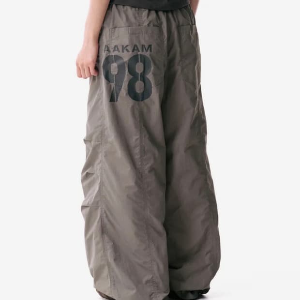 Aakam 98 Printed Knee Pin-tuck Nylon Pan
