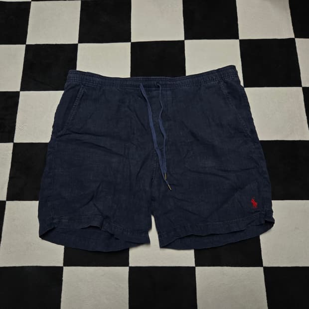 M 폴로랄프로렌 프렙스터 린넨 네이비 릴렉스핏 