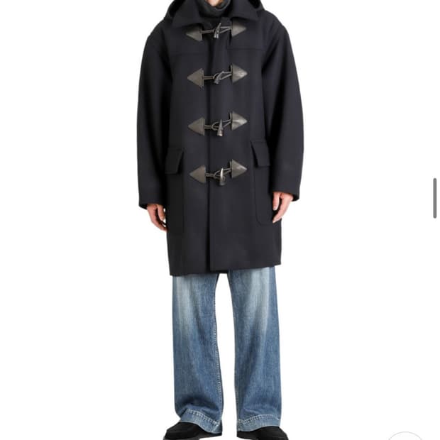 나이스네스 R.WETTON 호스 라이딩 멜튼 더플코트