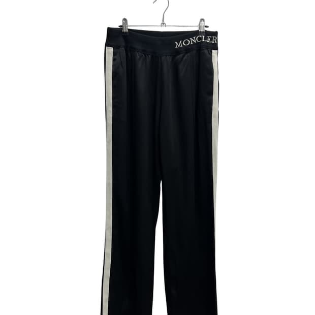 몽클레르 파이핑 트랙팬츠 블랙