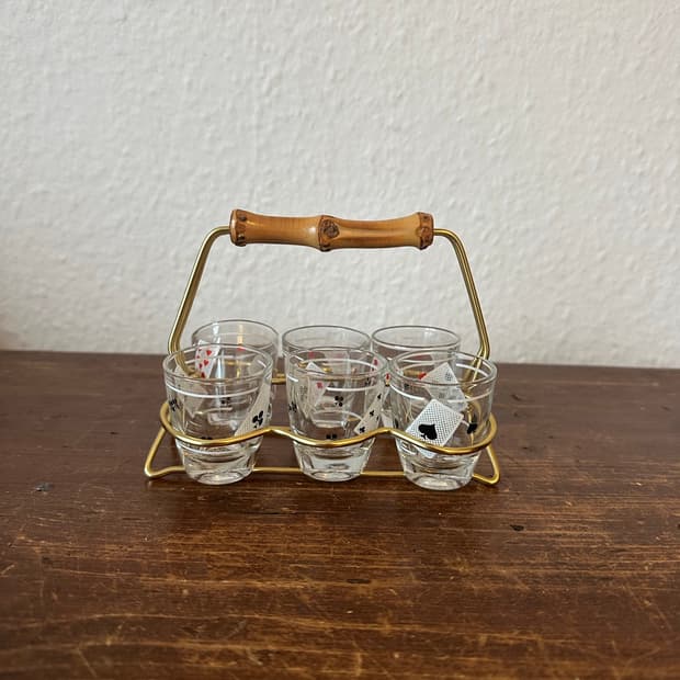 독일)빈티지 카드 미니잔세트