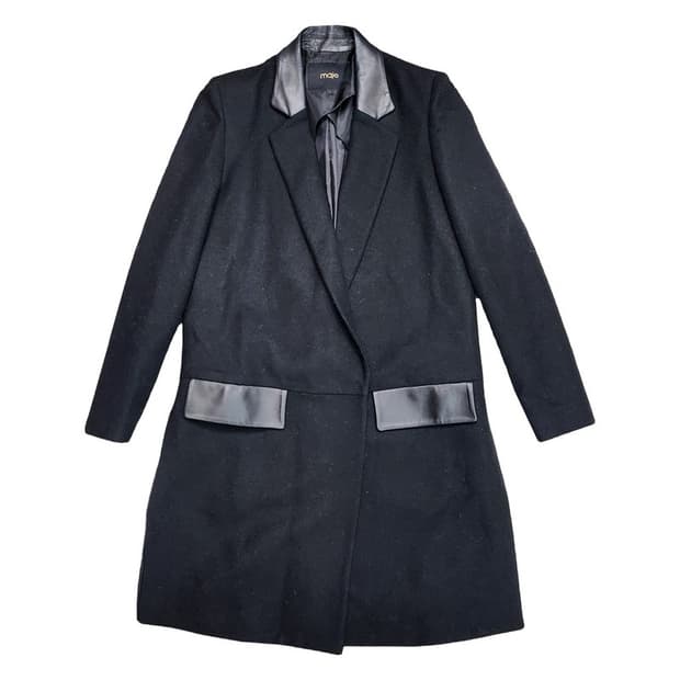 MAJE 모직 롱 코트 Women 1