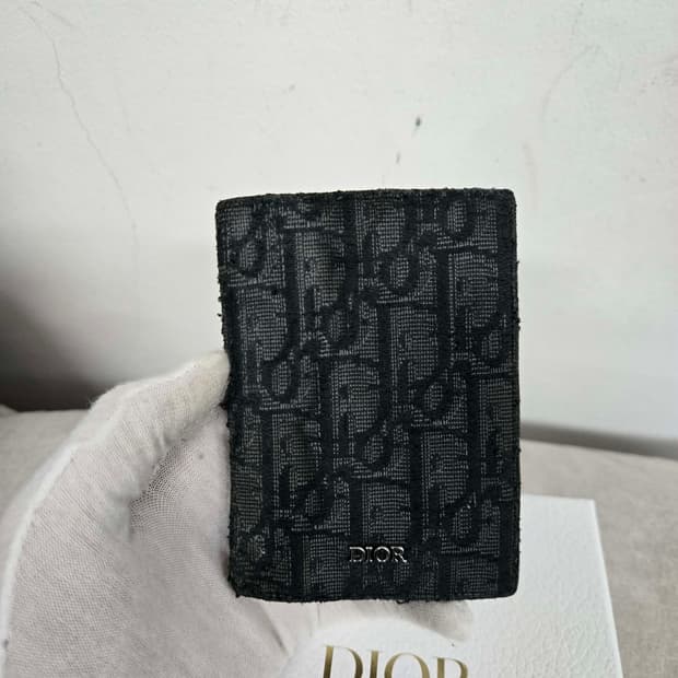 [보증서 정품] 디올 오블리크 오거나이저