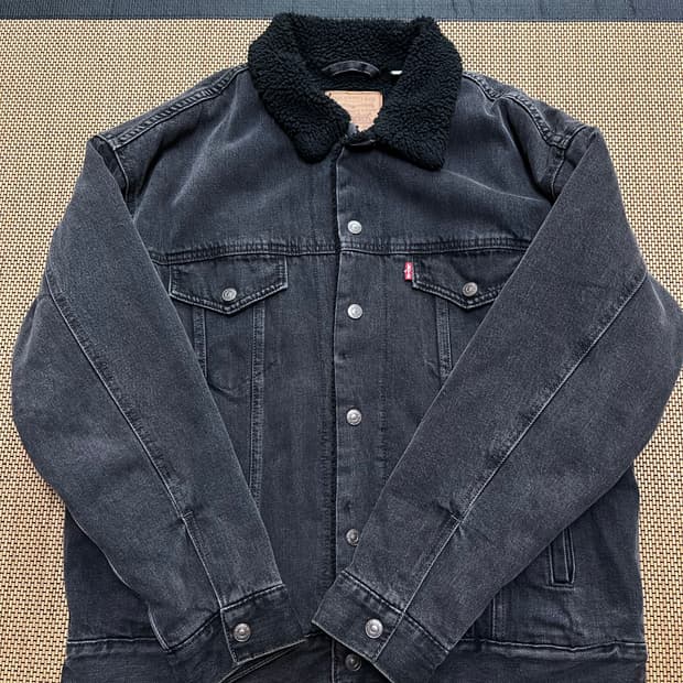 리바이스 프리미엄 쉐르파 트러커 자켓