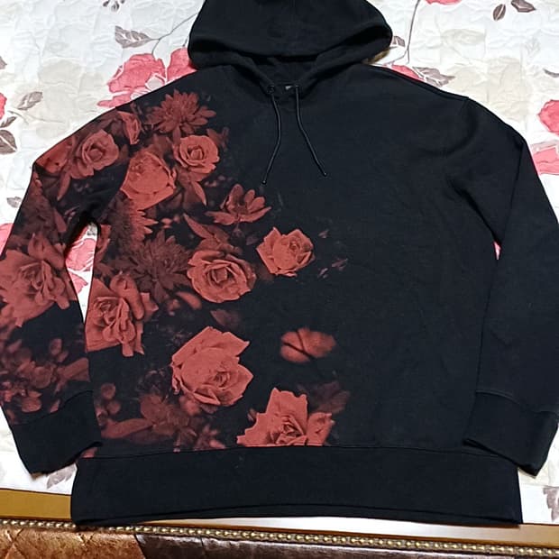 H&M 장미후드 105 가슴59 기장70