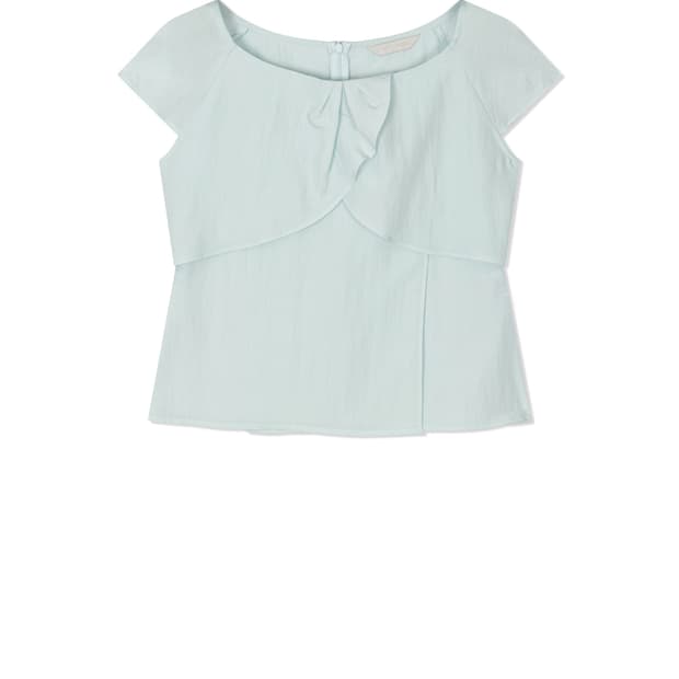 YUJE FRONT WRAP BLOUSE