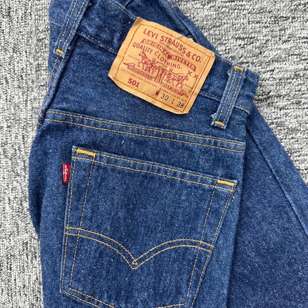 (허단36)90'S 리바이스 USA 501 진청-M1477