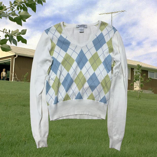 브룩스 브라더스 아가일 니트