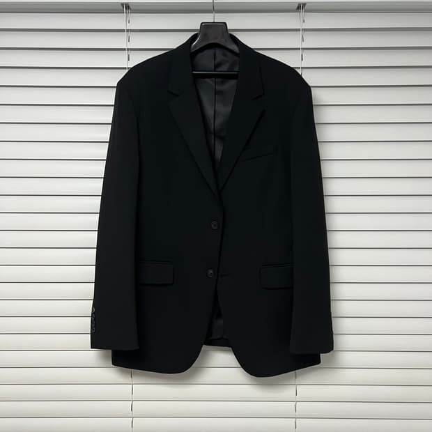 새상품 무탠다드 릴렉스드 베이식 블레이저 2XL [블랙]