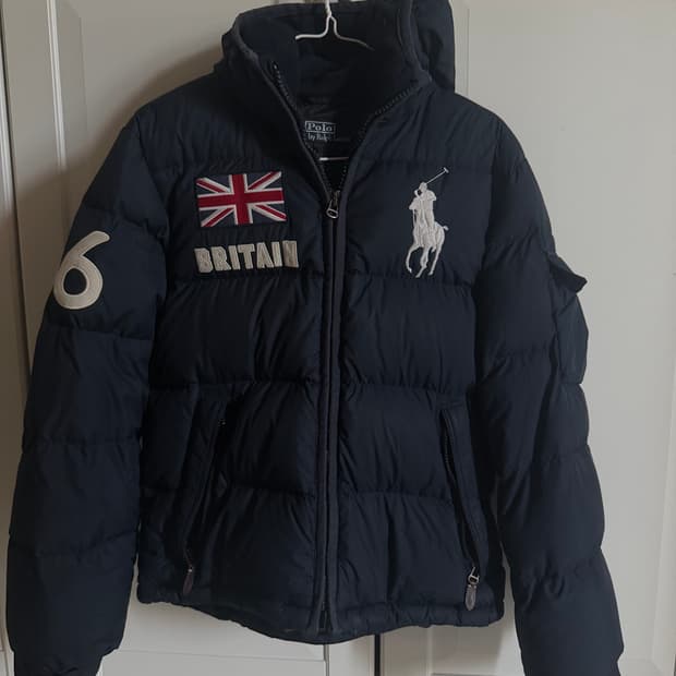 폴로 랄프로렌 빅포니 패딩 네이비 M